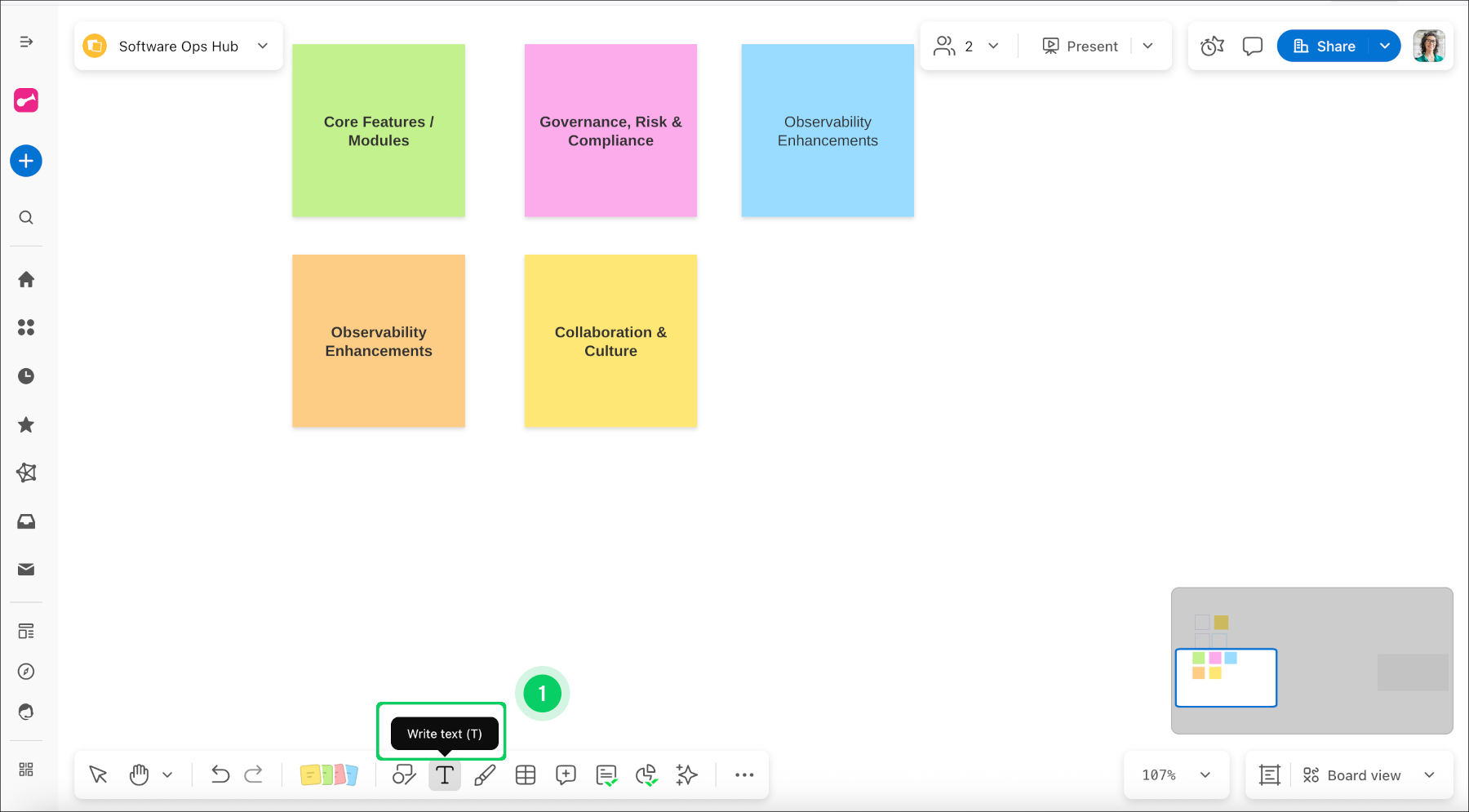 Add Text, Link Items, and Arrange Your Board 1.png