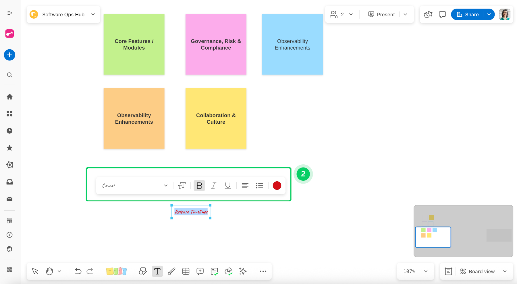 Add Text, Link Items, and Arrange Your Board 2.png