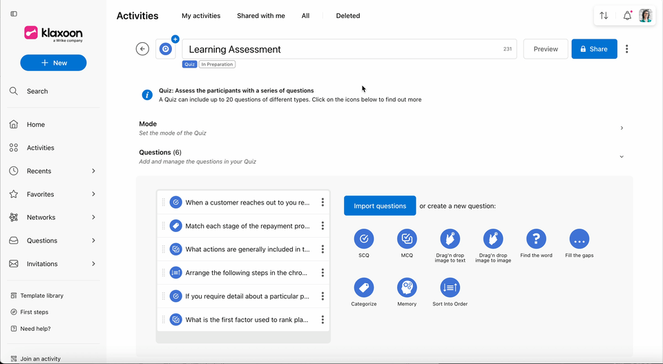 Manage the Question List.gif